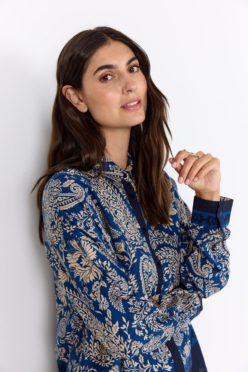 SC-VALGERDA 1 Skjorta mörkblå