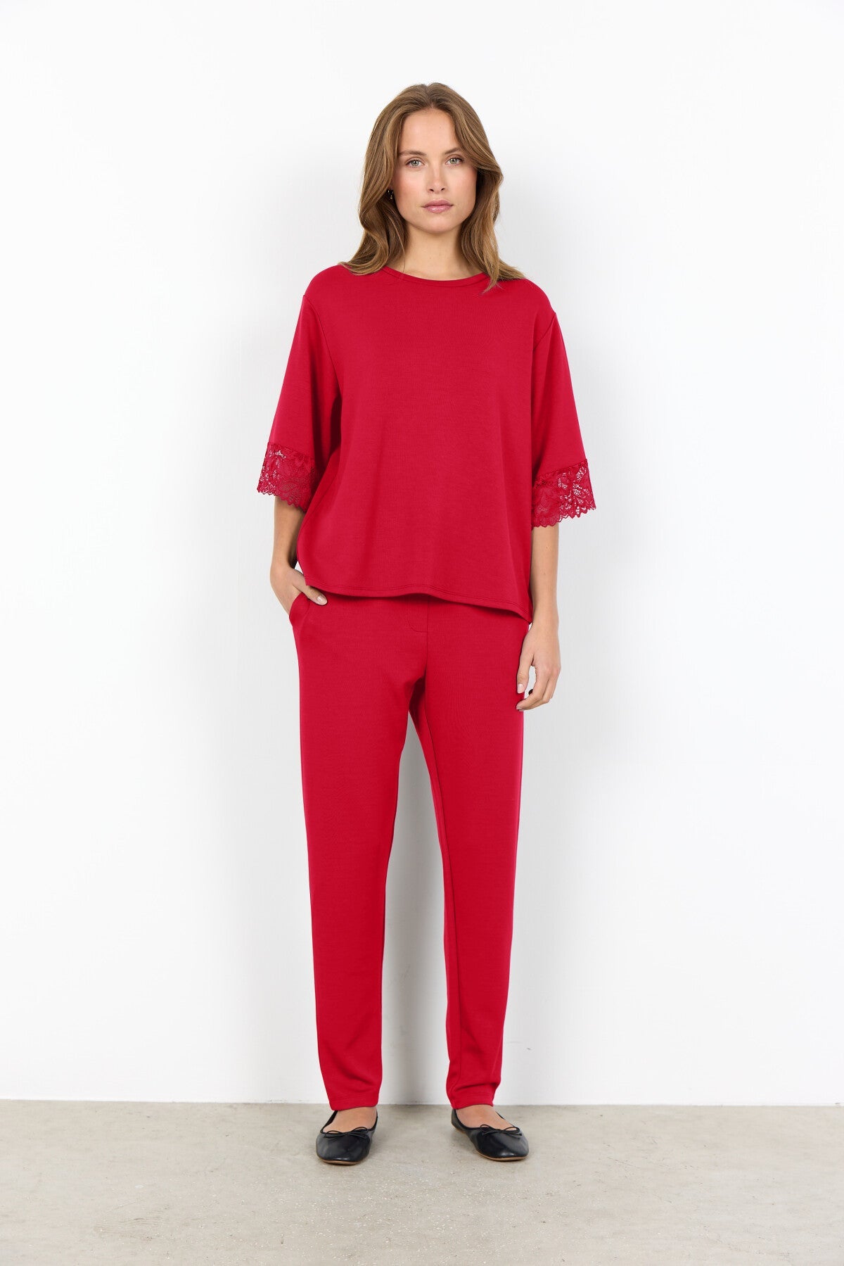 SC-BANU 266 T-shirt Röd