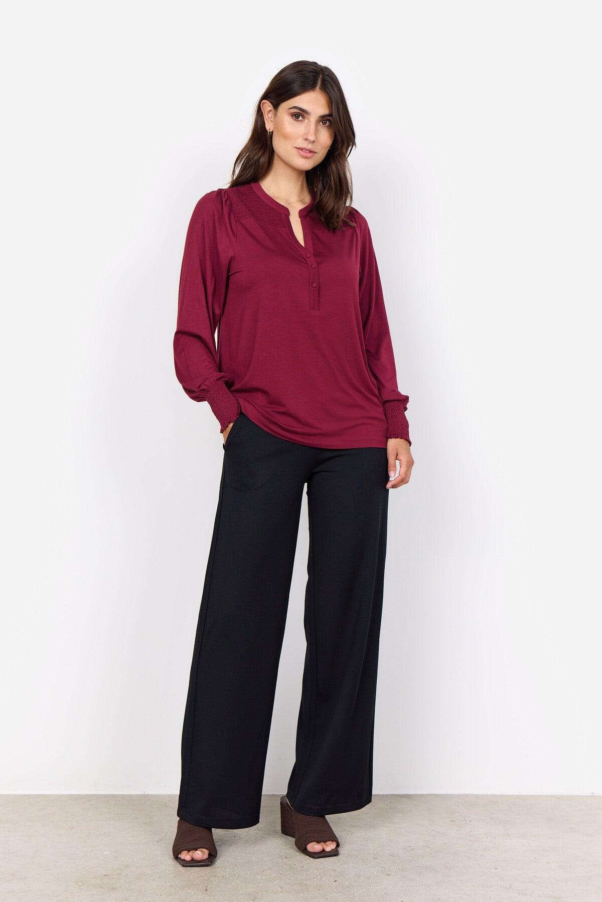 SC-MARICA 303 Blus Bordeaux