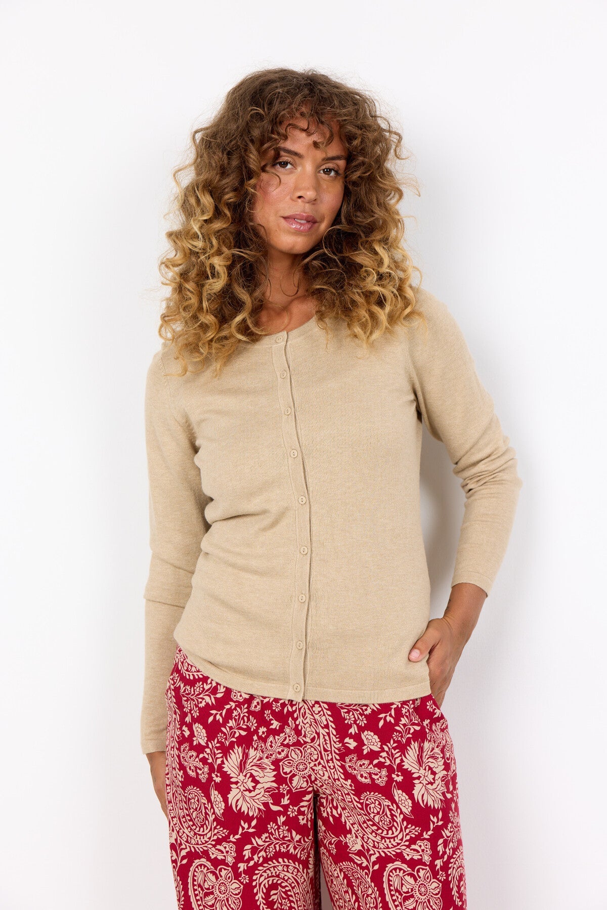SC-DOLLIE 446 Cardigan Sand
