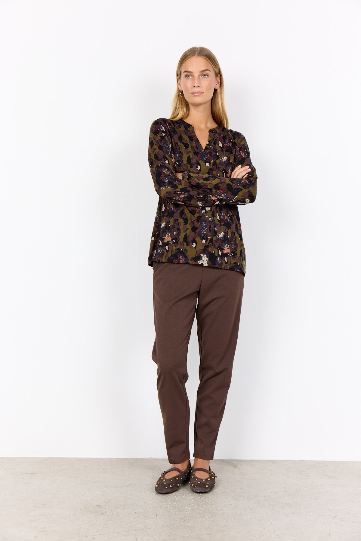 SC-MARICA AOP 341 Blus Mörkgrön
