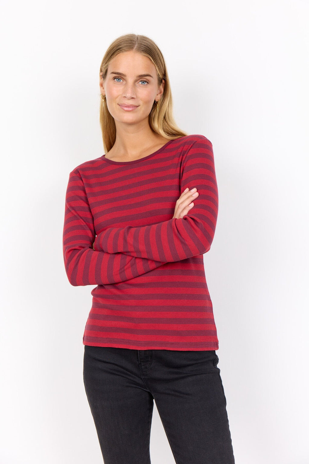 SC-IRIDI 1 T-shirt Mörkröd
