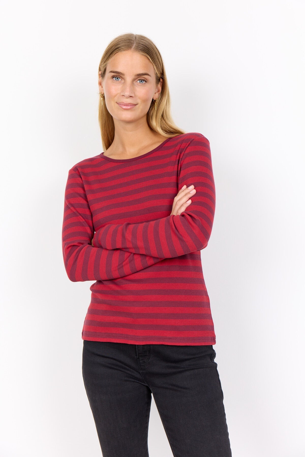 SC-IRIDI 1 T-shirt Mörkröd