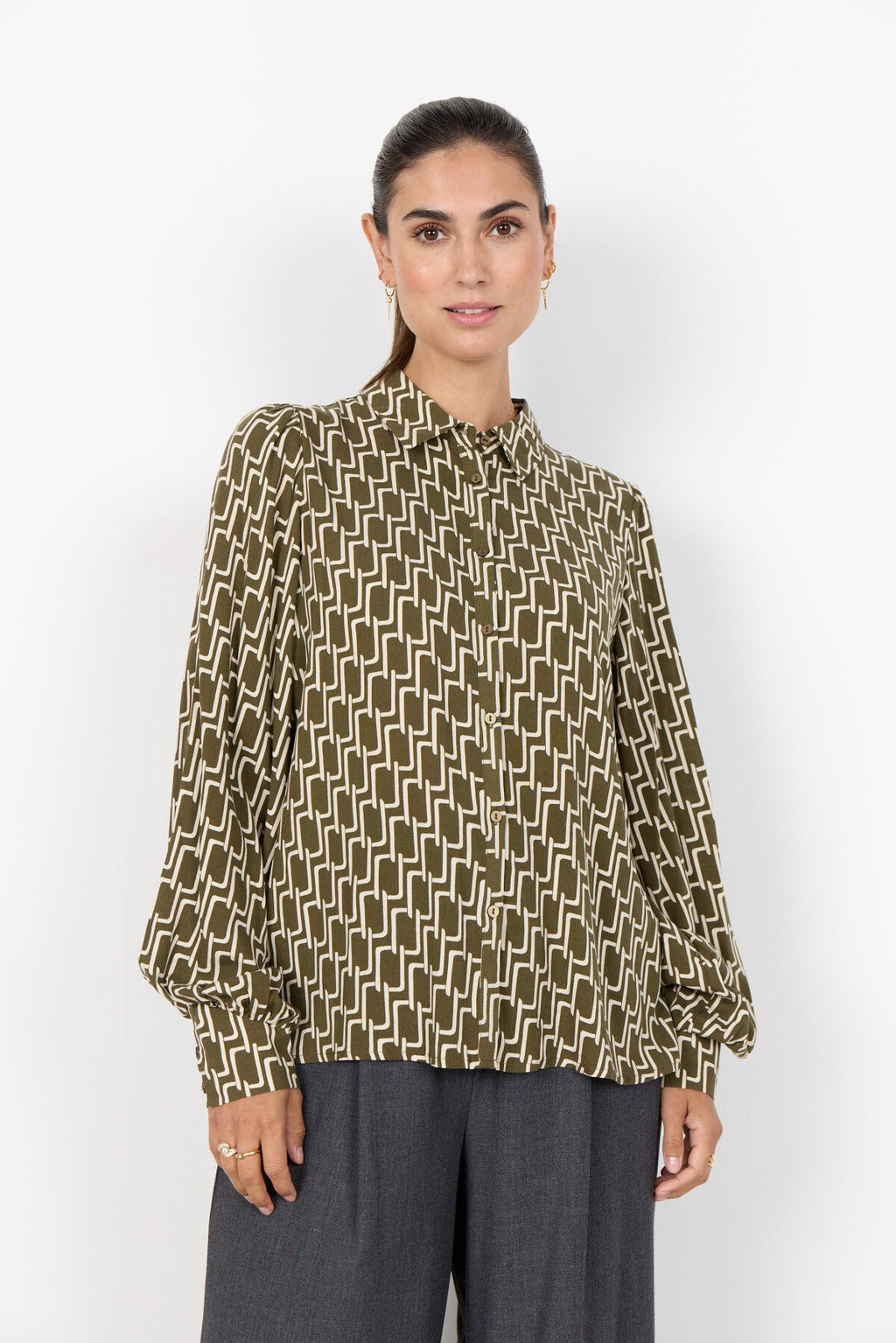 SC-VARLA 2 Skjorta Mörkgrön