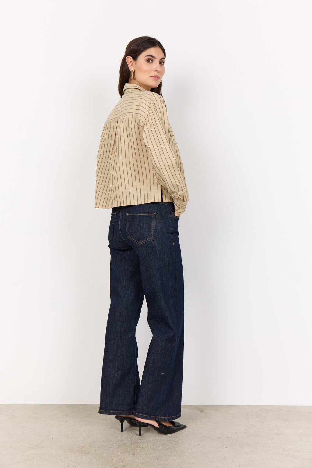 SC-VALENTINA 1 Skjorta Sand