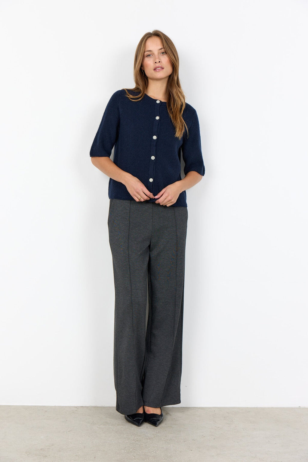 SC-AVALON 2 Cardigan mörkblå