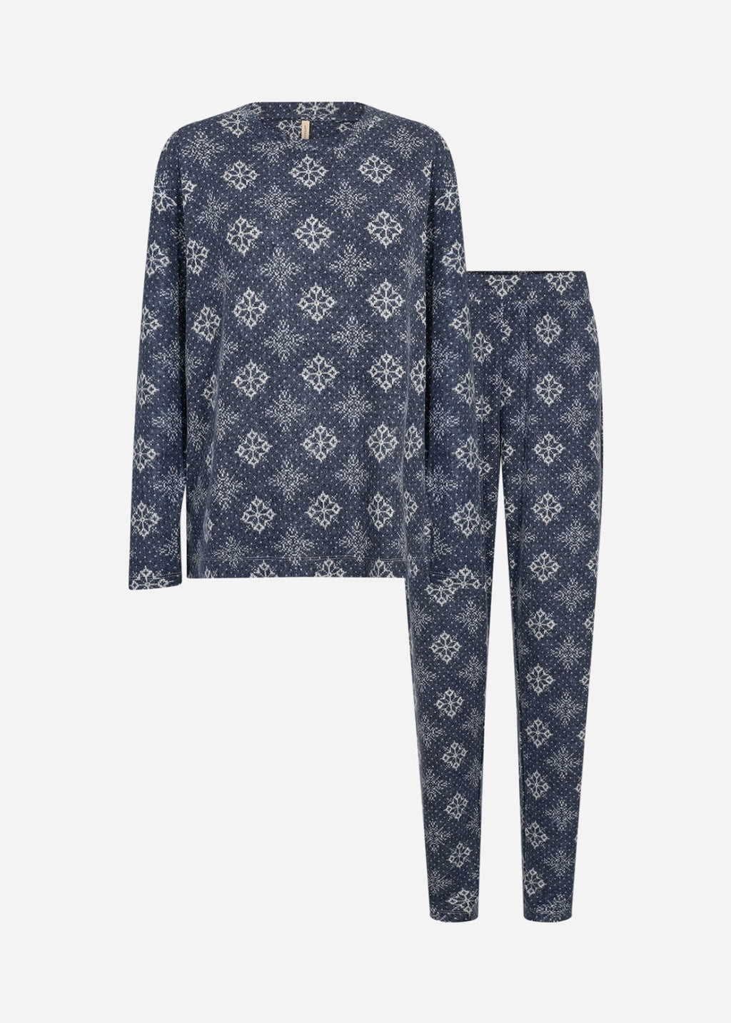 SC-BIARA AOP SET 150 Pyjamas mörkblå