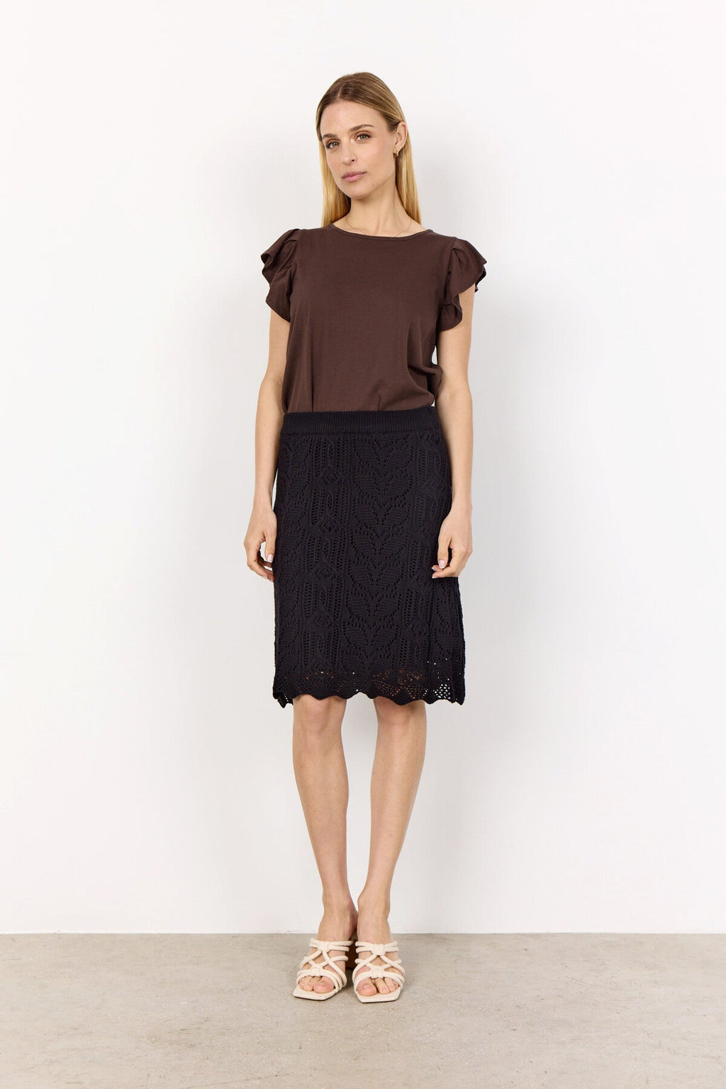 SC-DERBY 52 T-shirt Mörkbrun