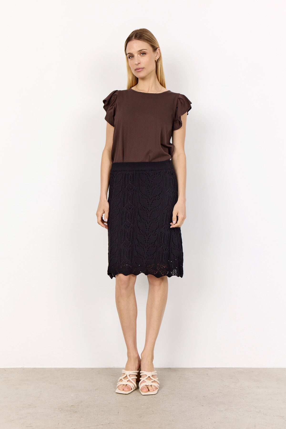 SC-DERBY 52 T-shirt Mörkbrun