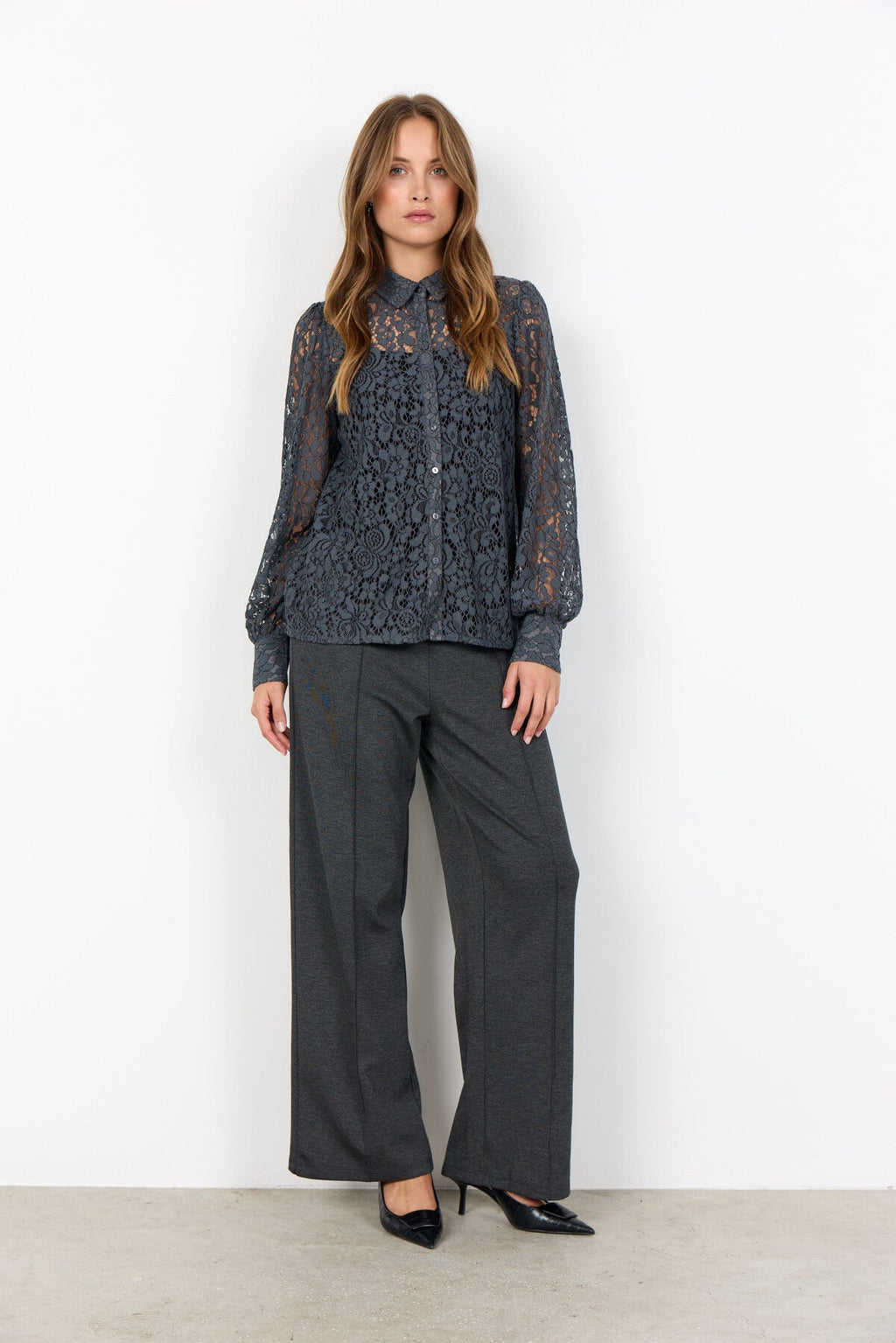 SC-NILLA 2 Skjorta Mörkgrå