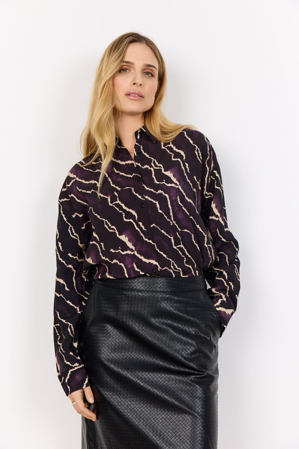 SC-ANYA 1 Skjorta Lila