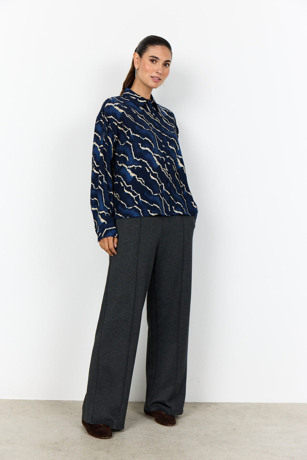 SC-ANYA 1 Skjorta mörkblå