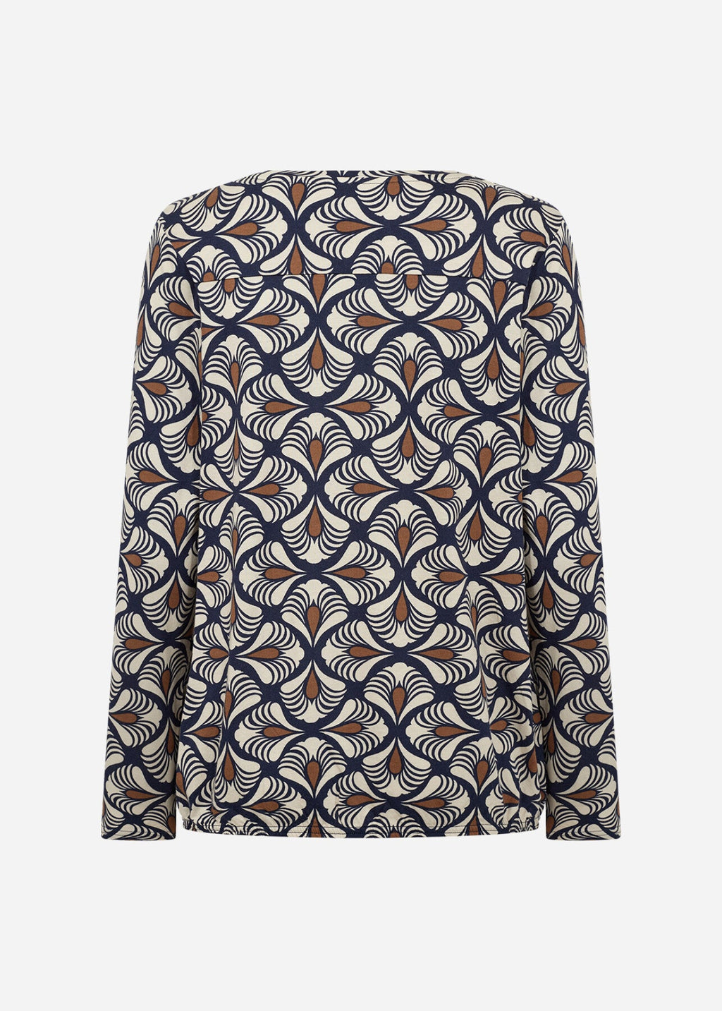 SC-FELICITY AOP 526 Blus mörkblå