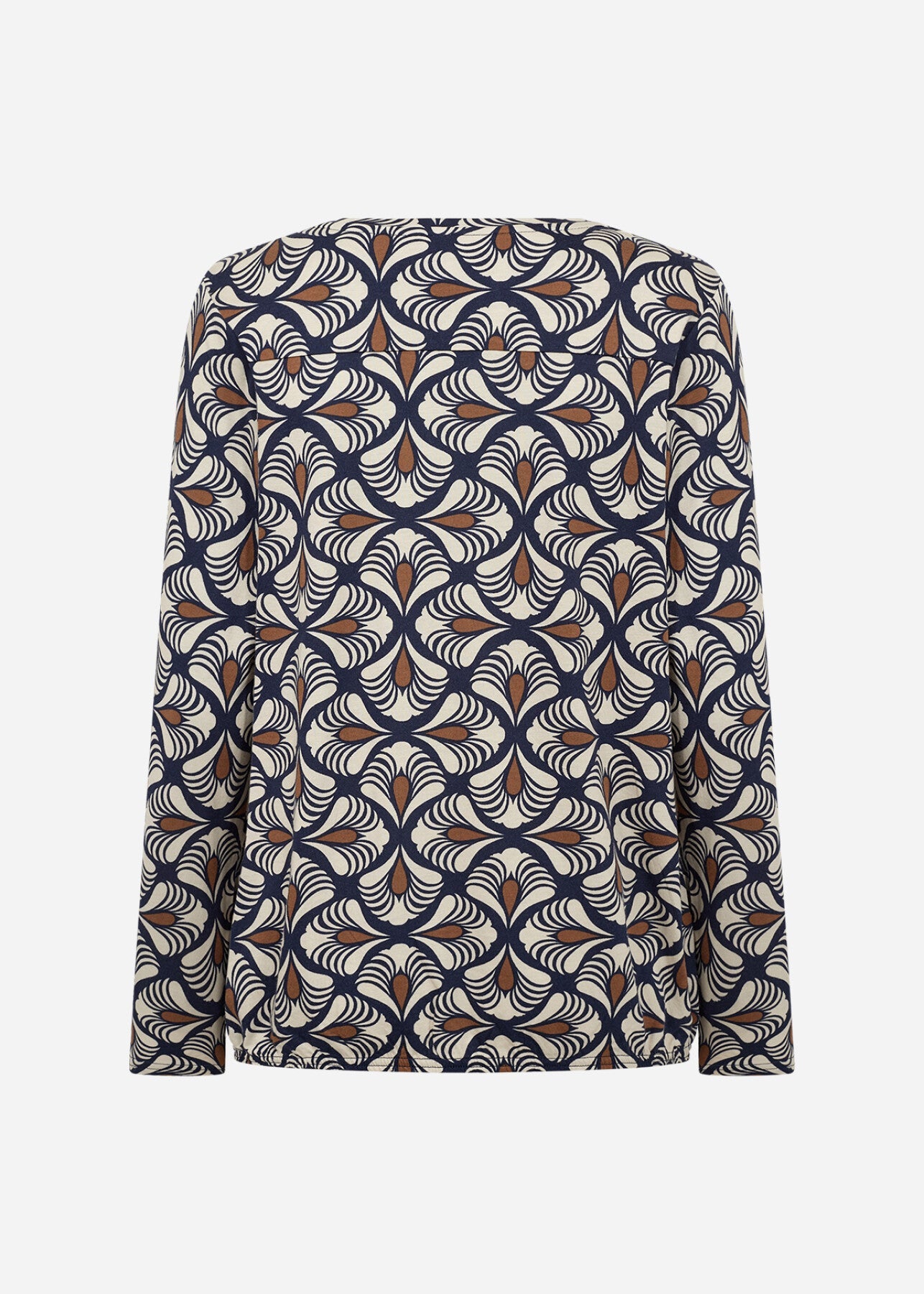 SC-FELICITY AOP 526 Blus mörkblå