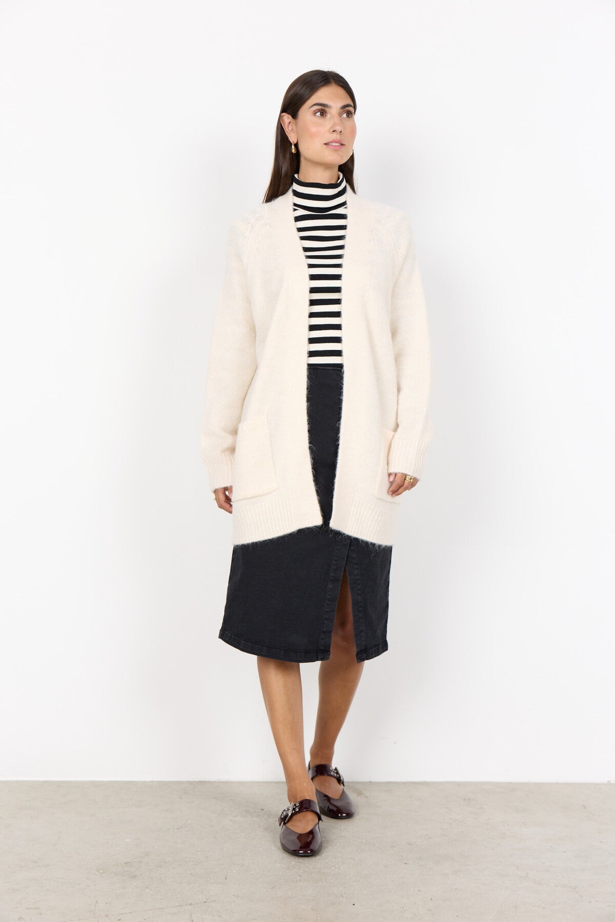 SC-GUNNA 13 Cardigan Cream