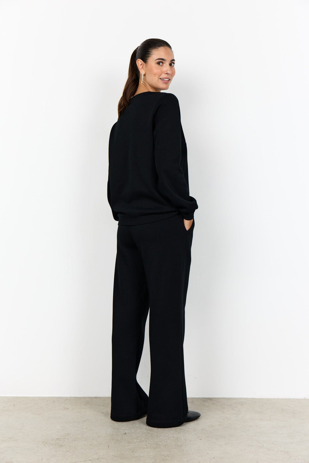 SC-ANGELIN 1 Sweatshirt Svart