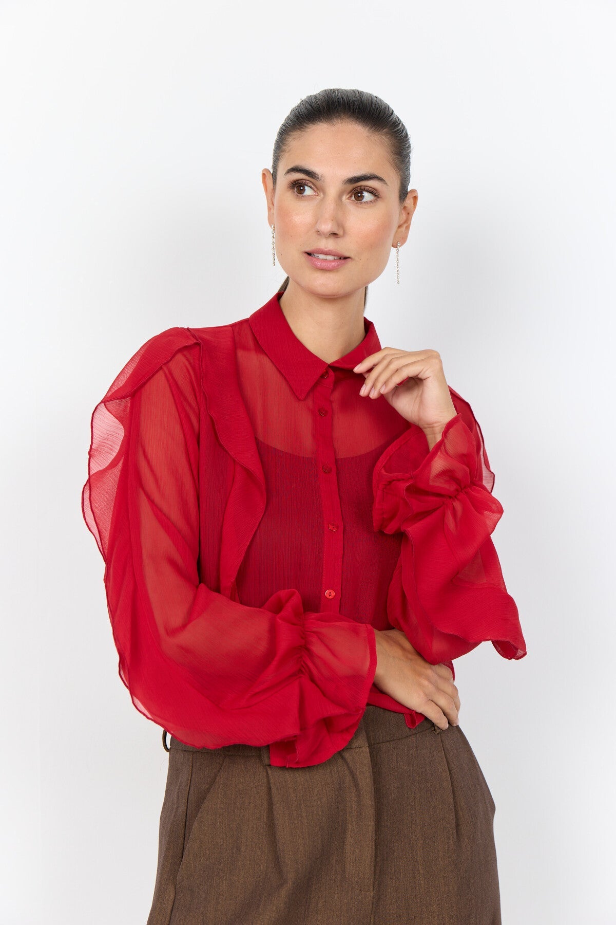 SC-NAIA 5 Skjorta Röd