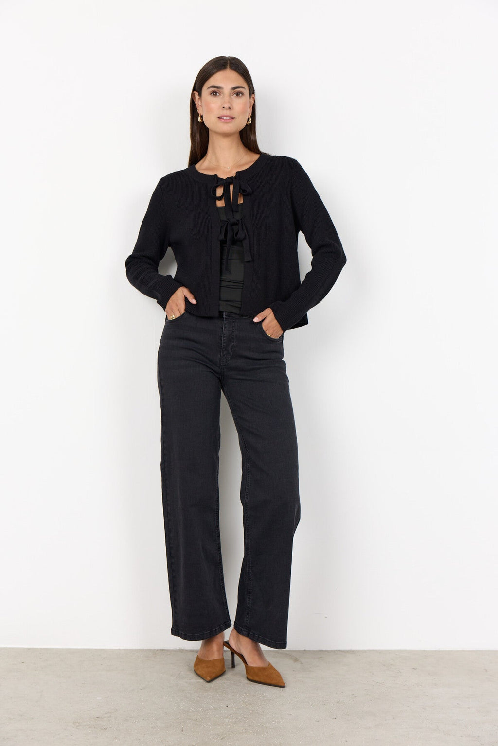 SC-KANITA 26 Cardigan Svart