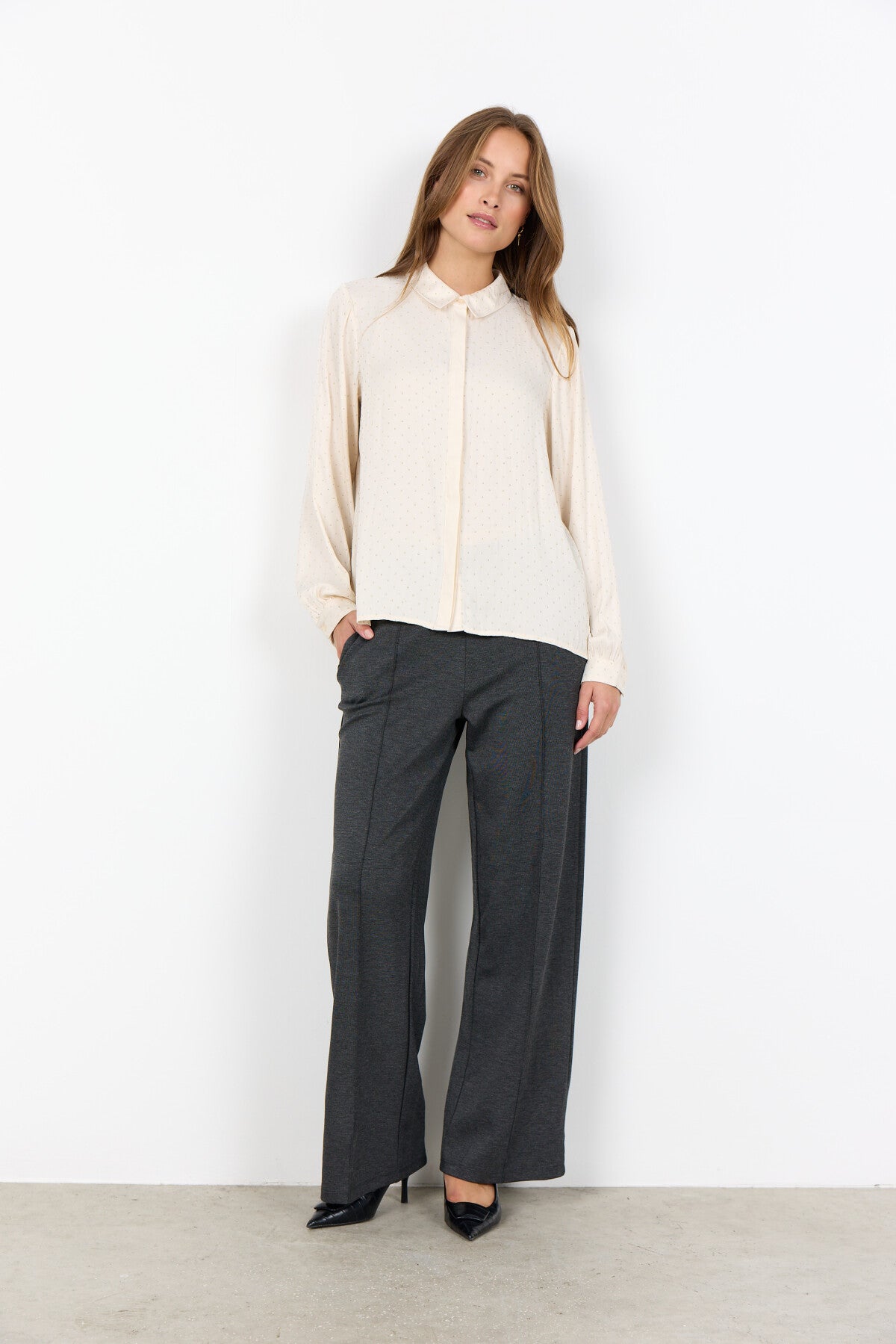 SC-ALAINE 2 Skjorta Cream