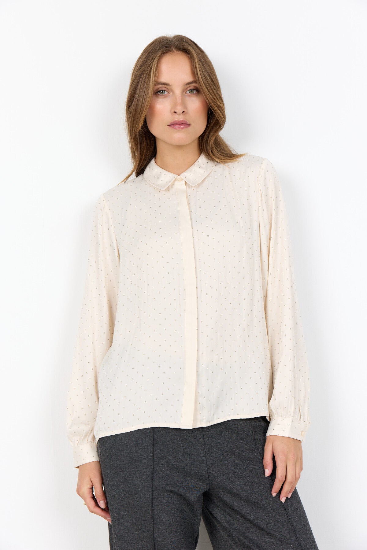 SC-ALAINE 2 Skjorta Cream
