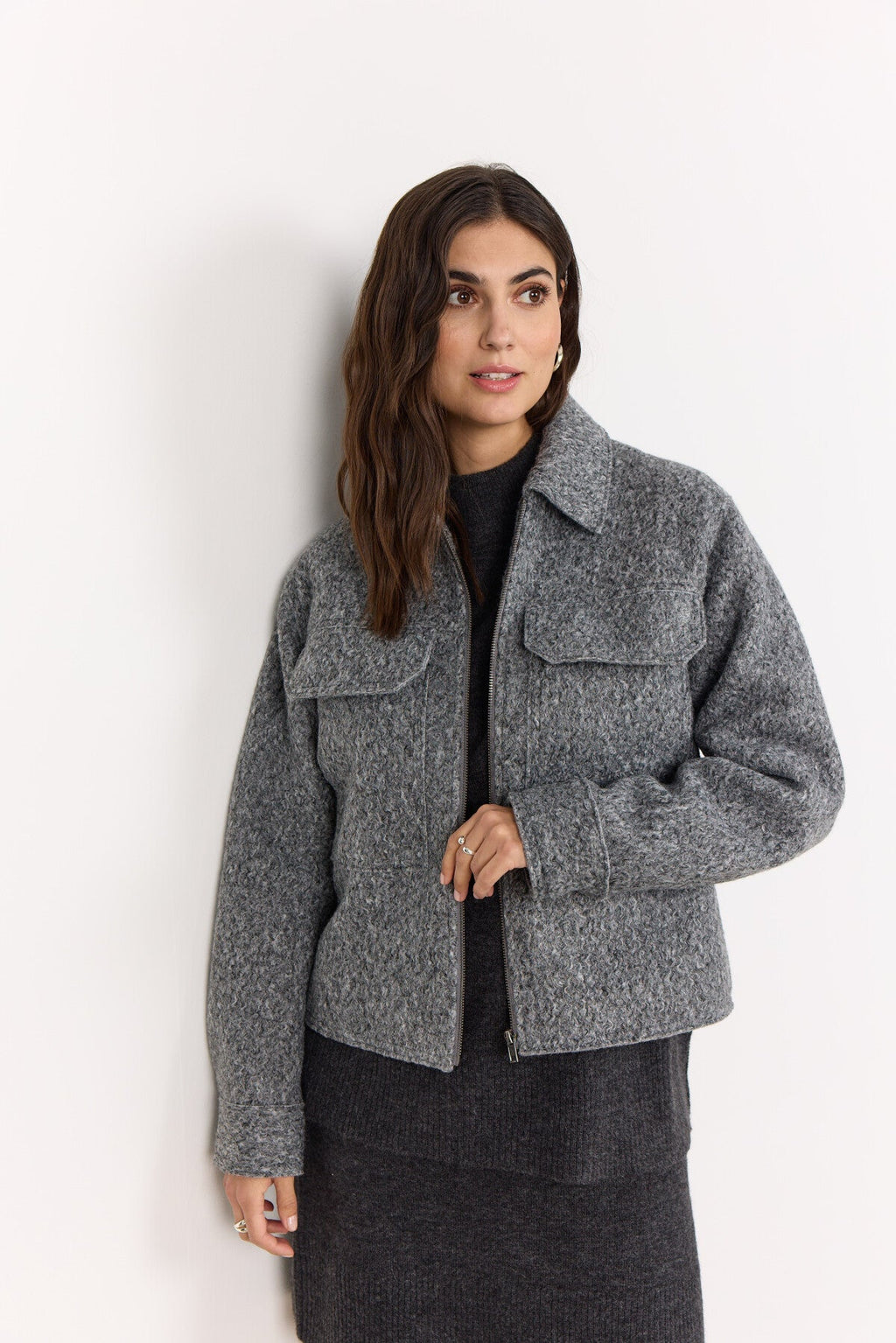 SC-VIVEKA 1 Jacka Grå