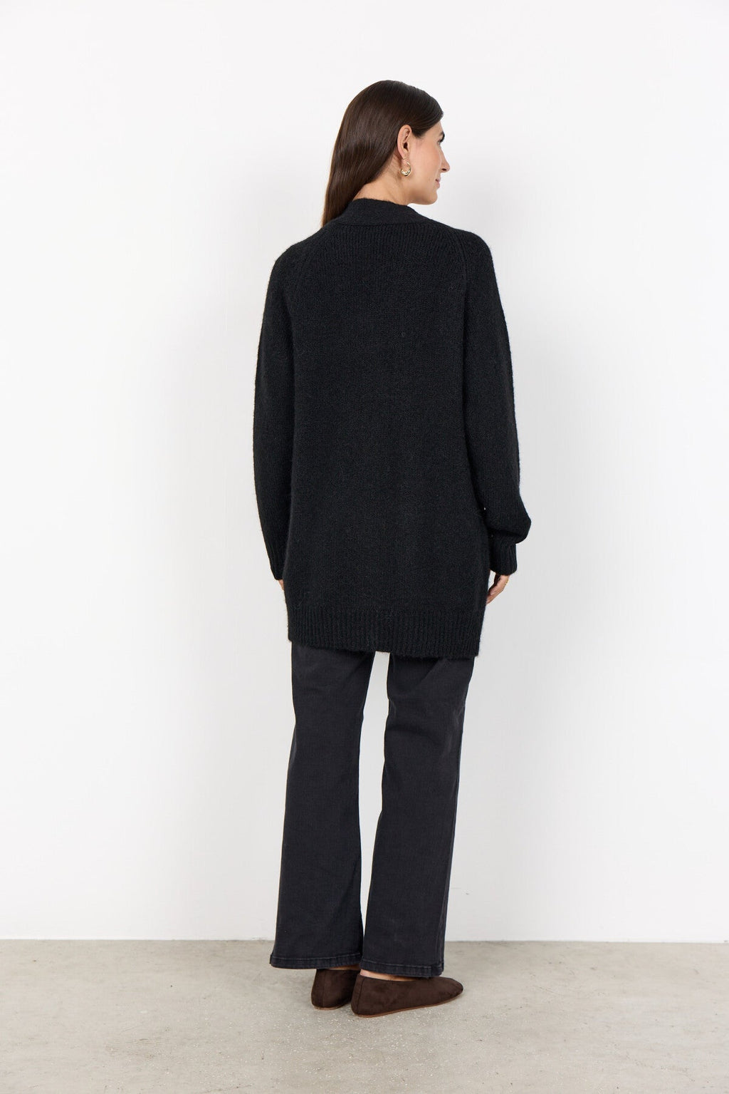 SC-GUNNA 13 Cardigan Svart