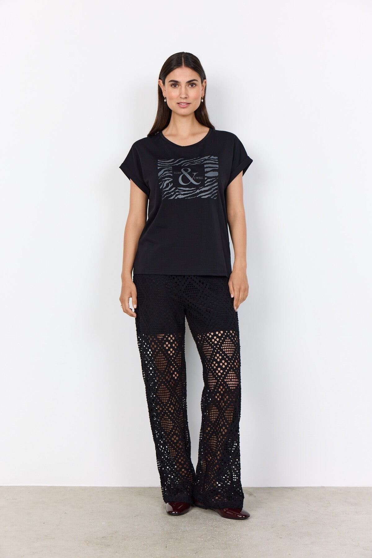 SC-RINA FP 7 T-shirt Svart