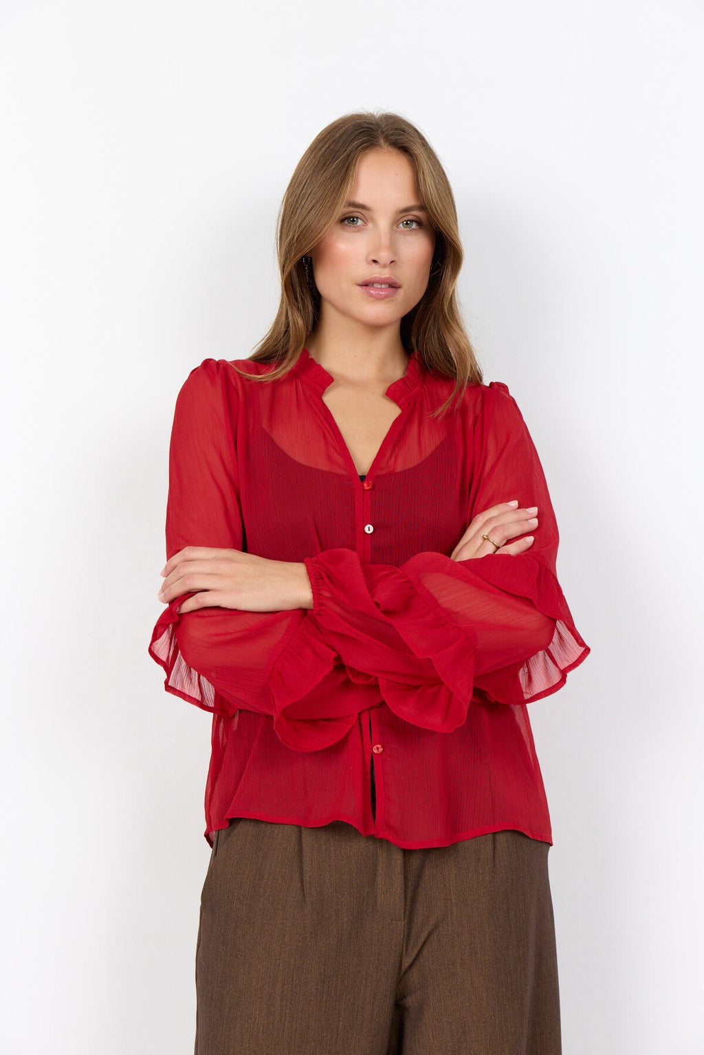 SC-NAIA 4 Skjorta Röd