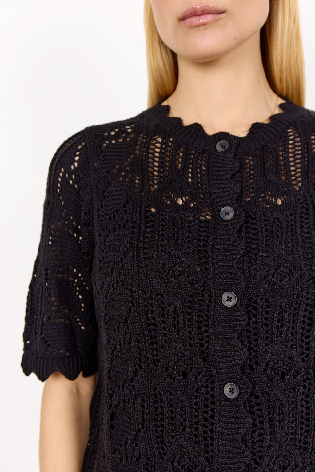 SC-PERRY 9 Cardigan Svart