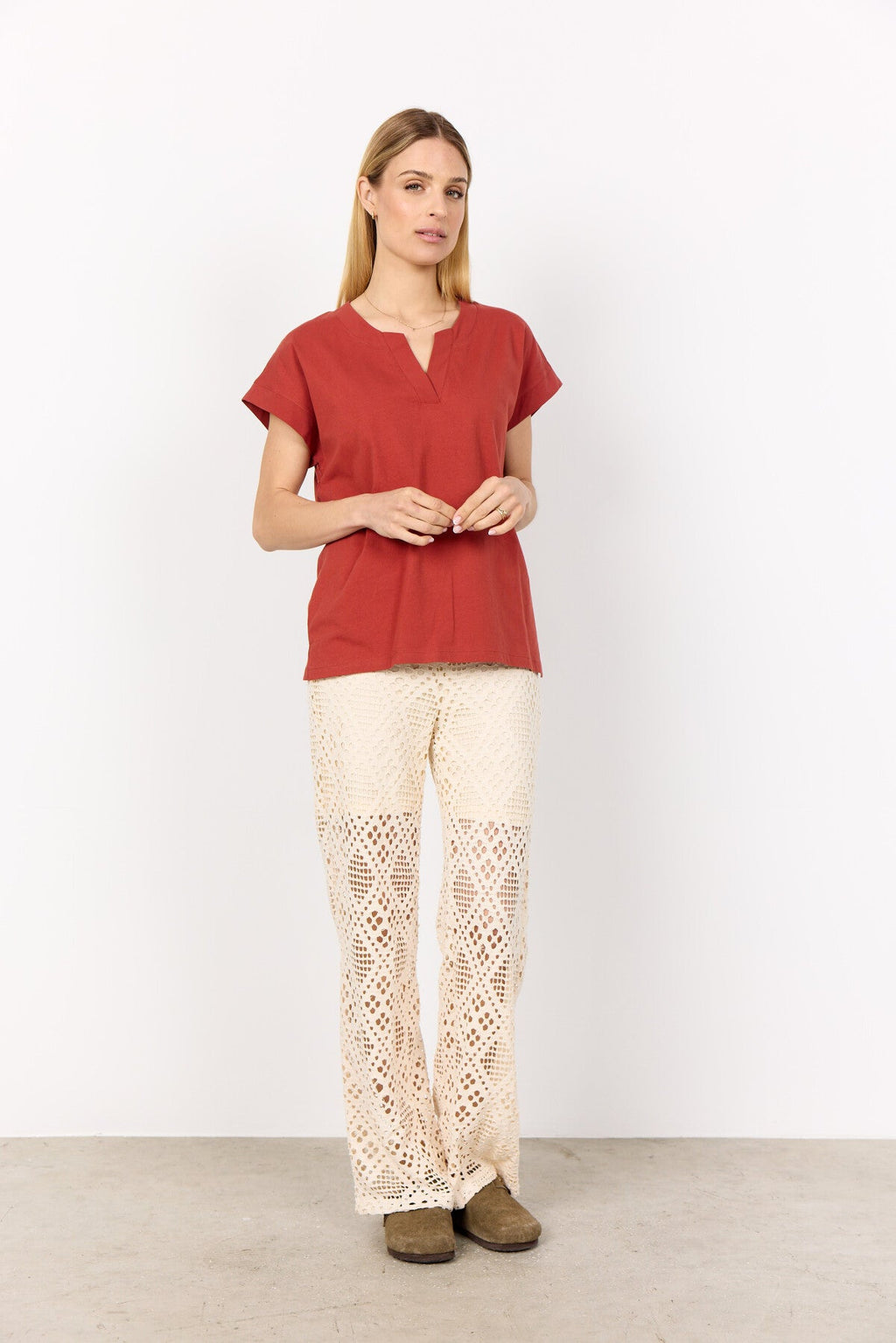 SC-DERBY 27 T-shirt Roströd