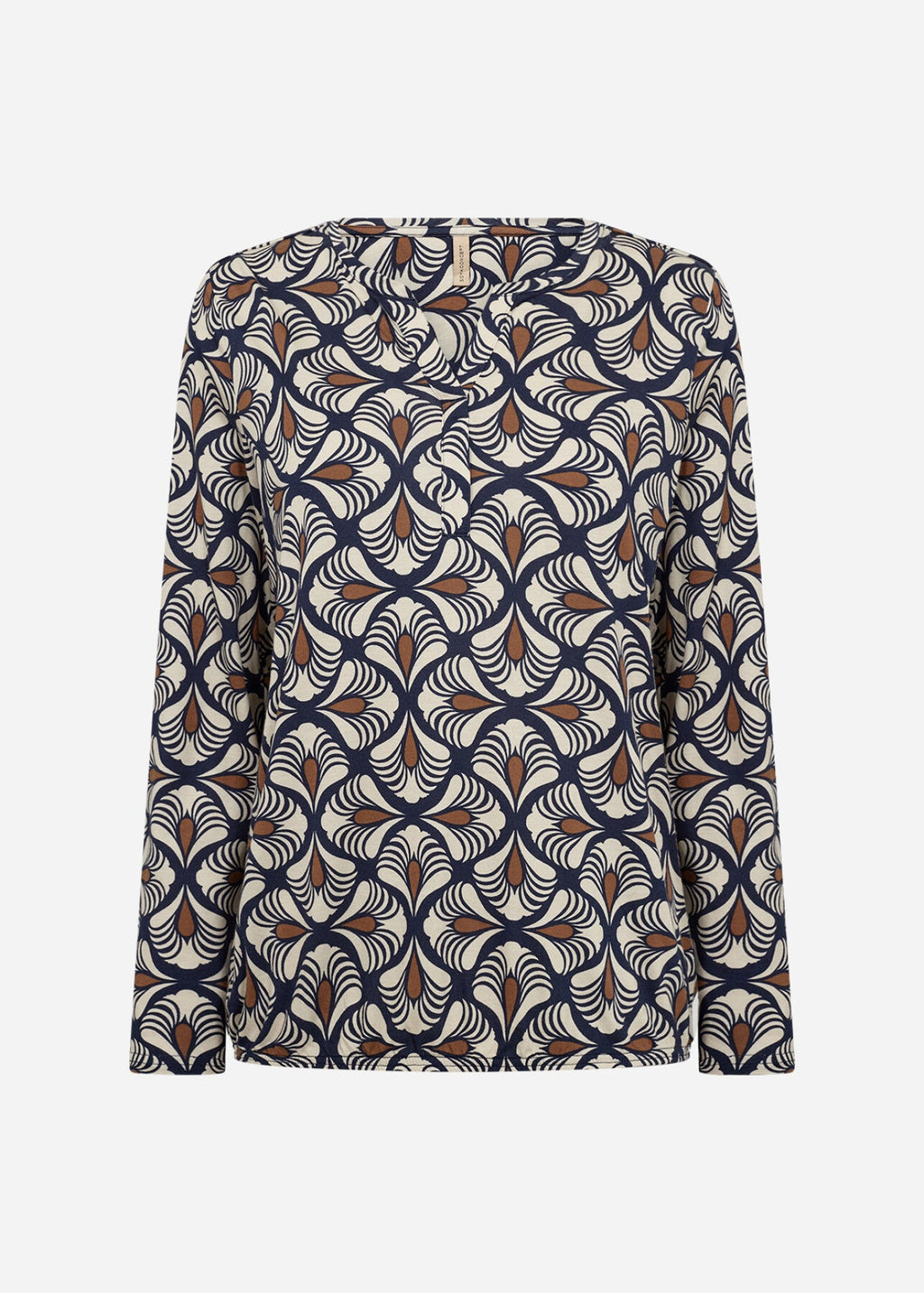 SC-FELICITY AOP 526 Blus mörkblå