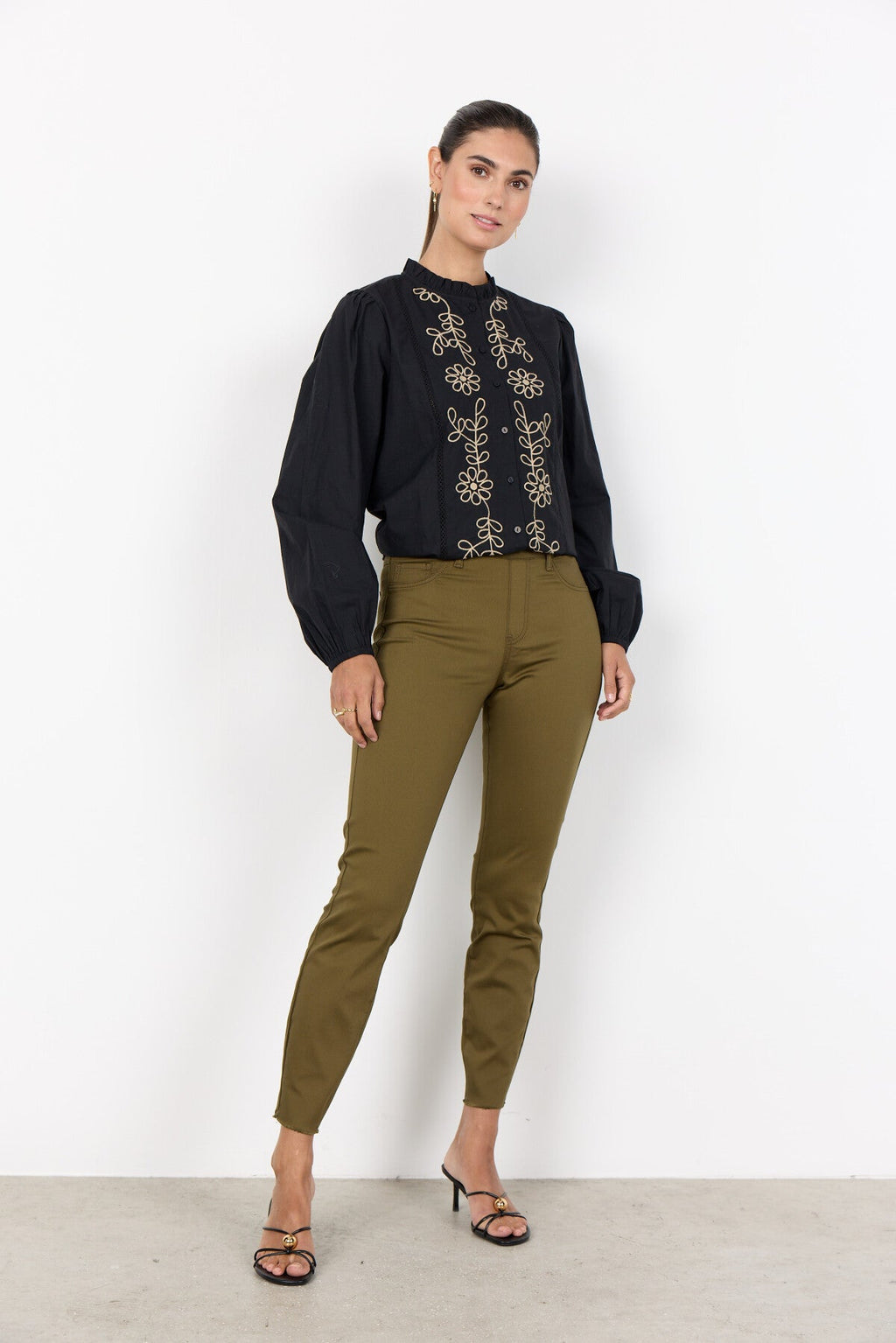 SC-NADIRA 1-B Byxor Mörkgrön