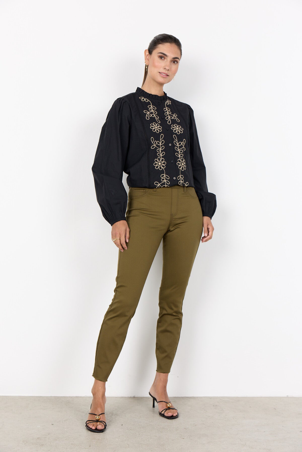 SC-NADIRA 1-B Byxor Mörkgrön