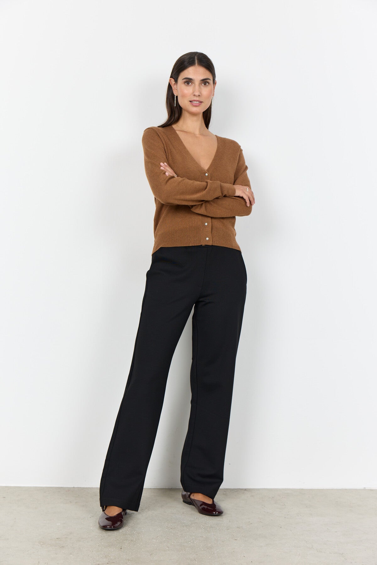 SC-DOLLIE 746 Cardigan Brün