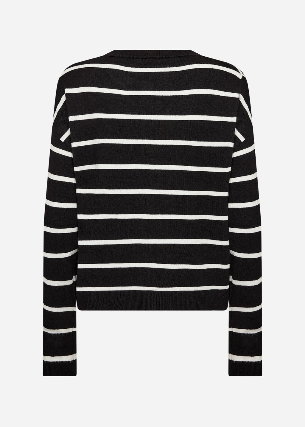 SC-DOLLIE STRIPE 795 Cardigan Svart