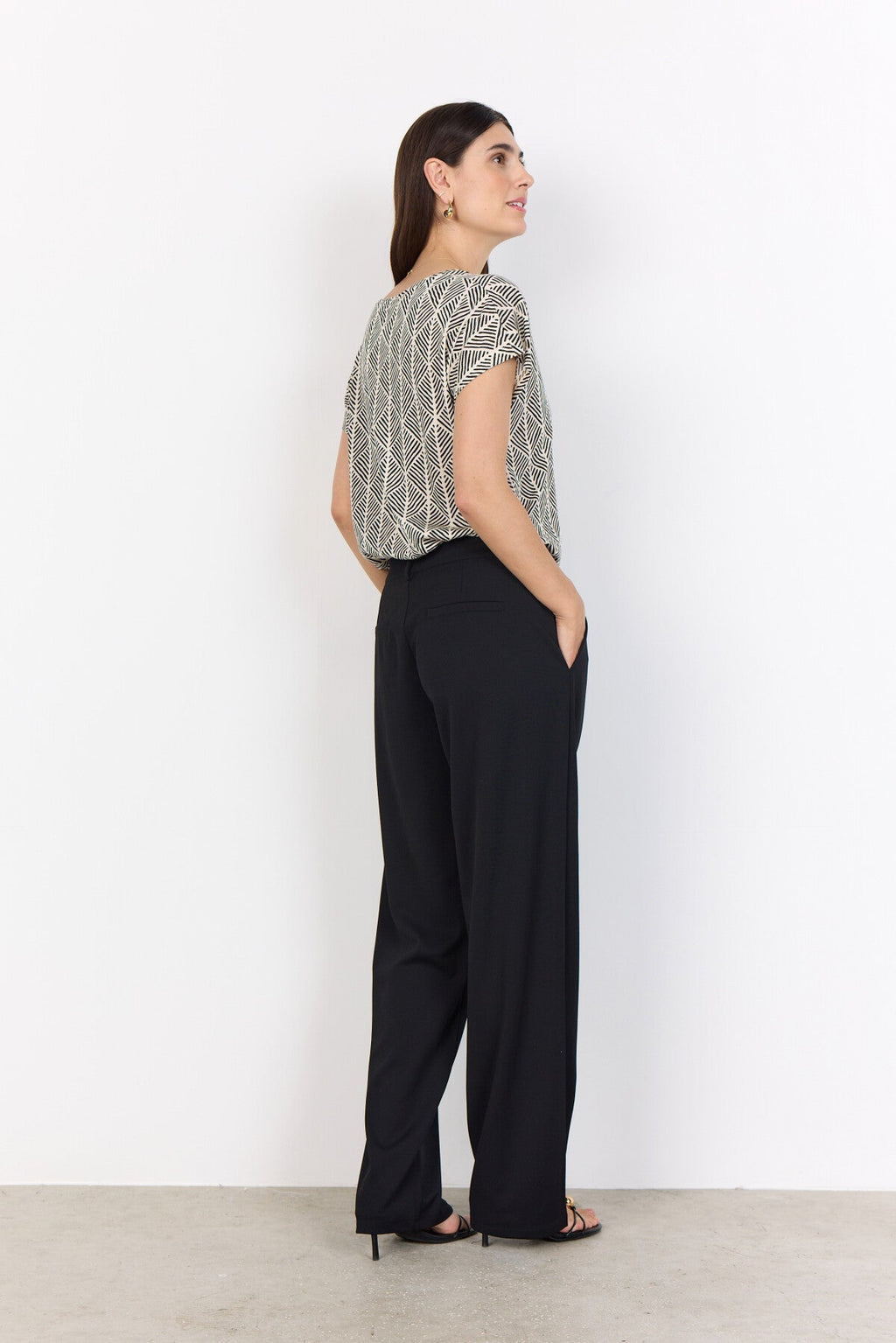 SC-FELICITY AOP 513 T-shirt Svart