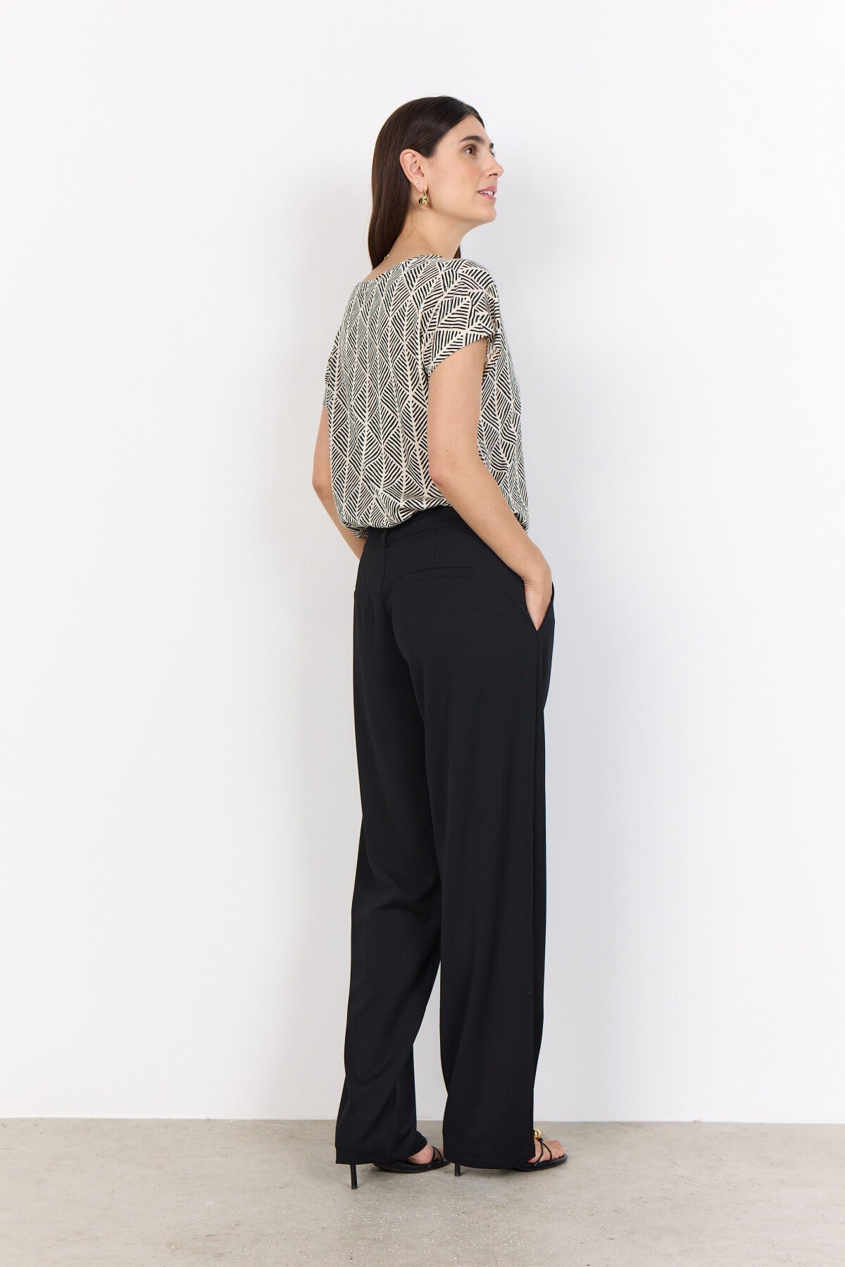SC-FELICITY AOP 513 T-shirt Svart