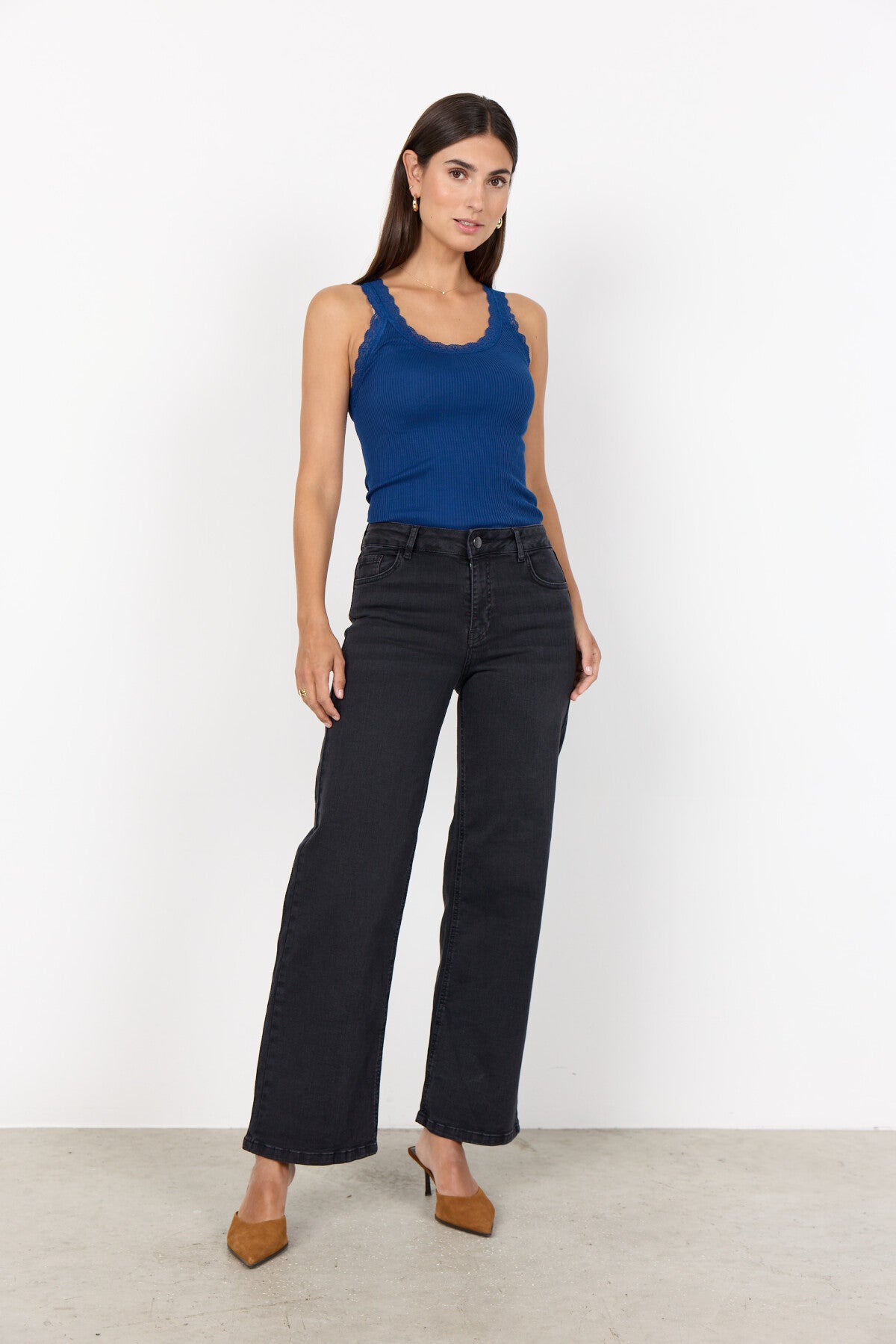 SC-KIMBERLY 24-B Jeans Mörkgrå