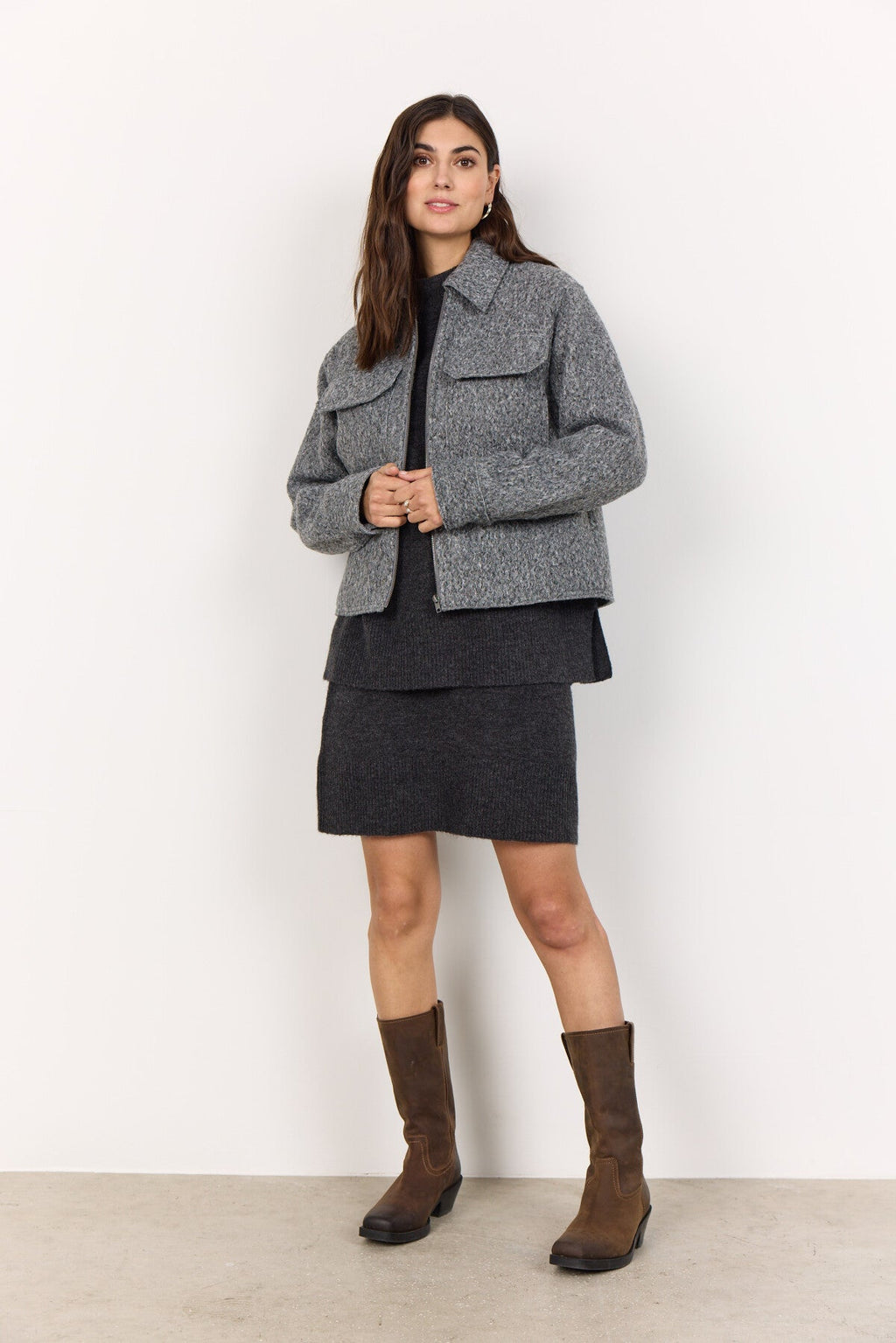 SC-VIVEKA 1 Jacka Grå