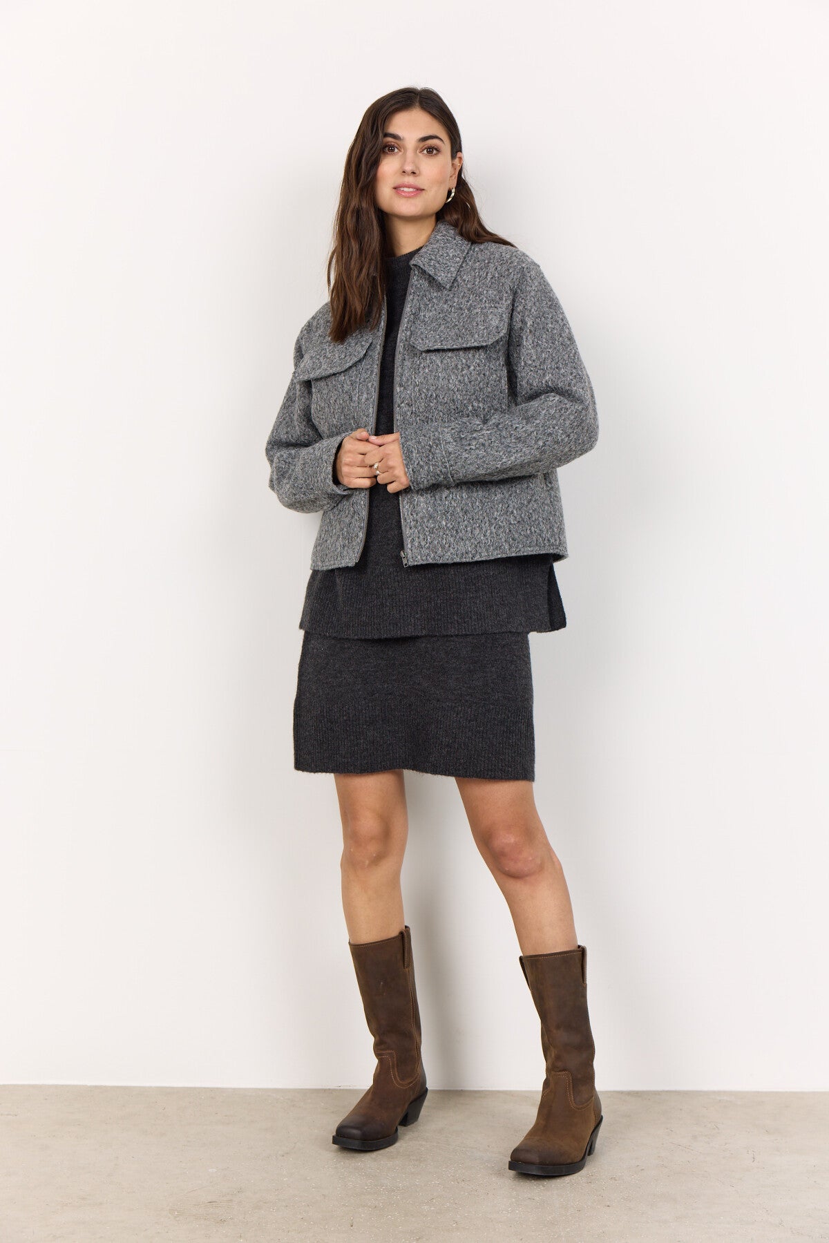 SC-VIVEKA 1 Jacka Grå