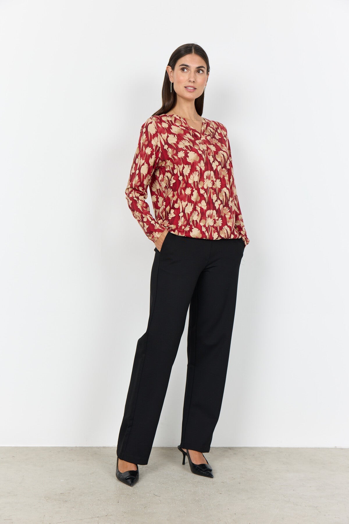 SC-FELICITY AOP 525 Blus Röd