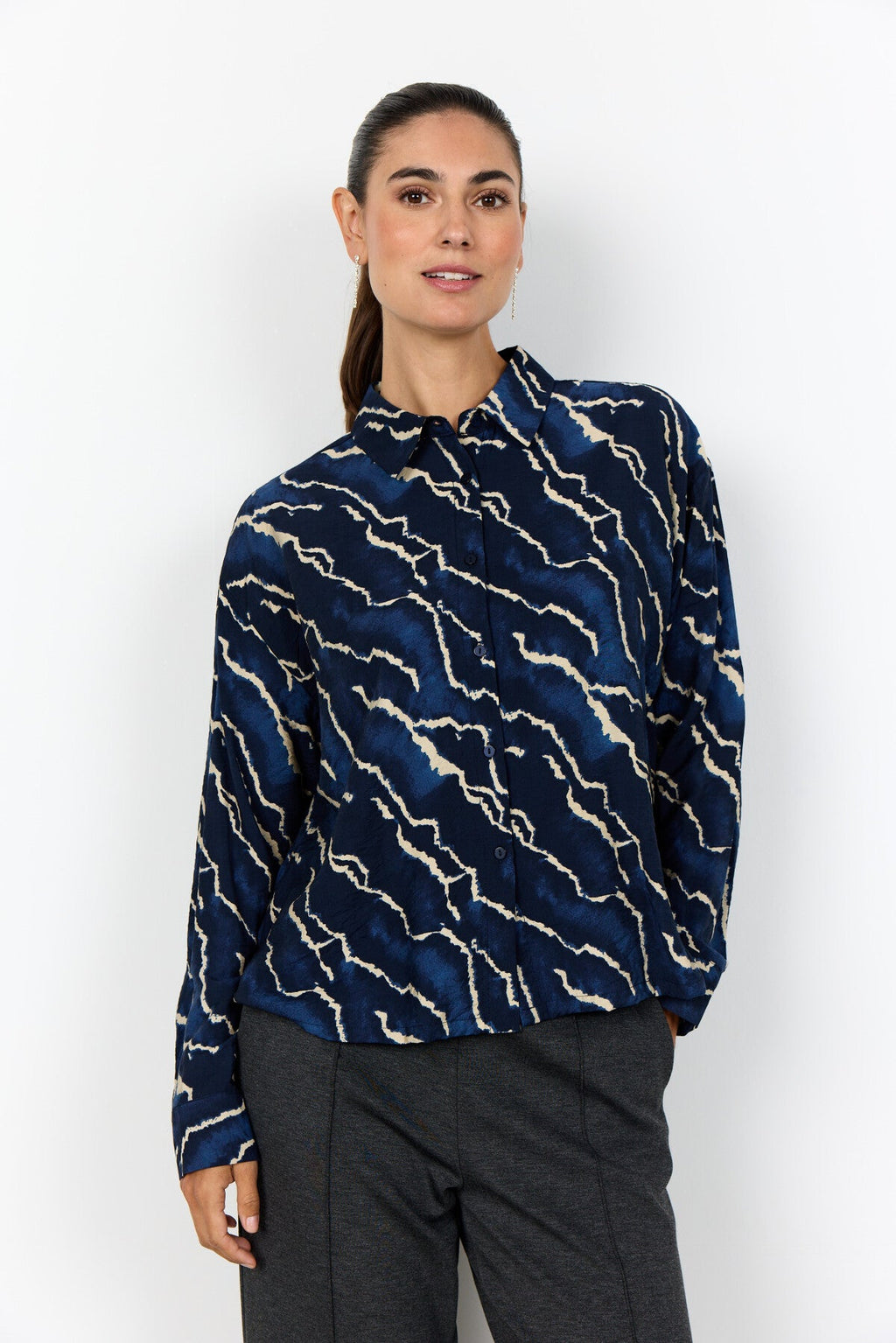 SC-ANYA 1 Skjorta mörkblå