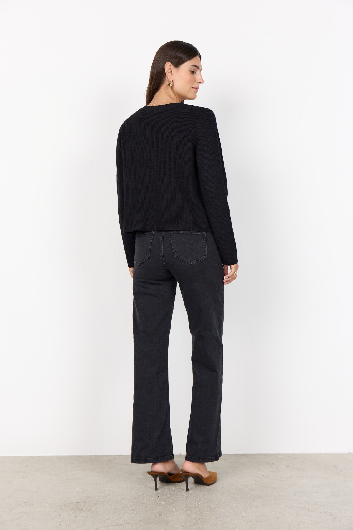 SC-KANITA 26 Cardigan Svart