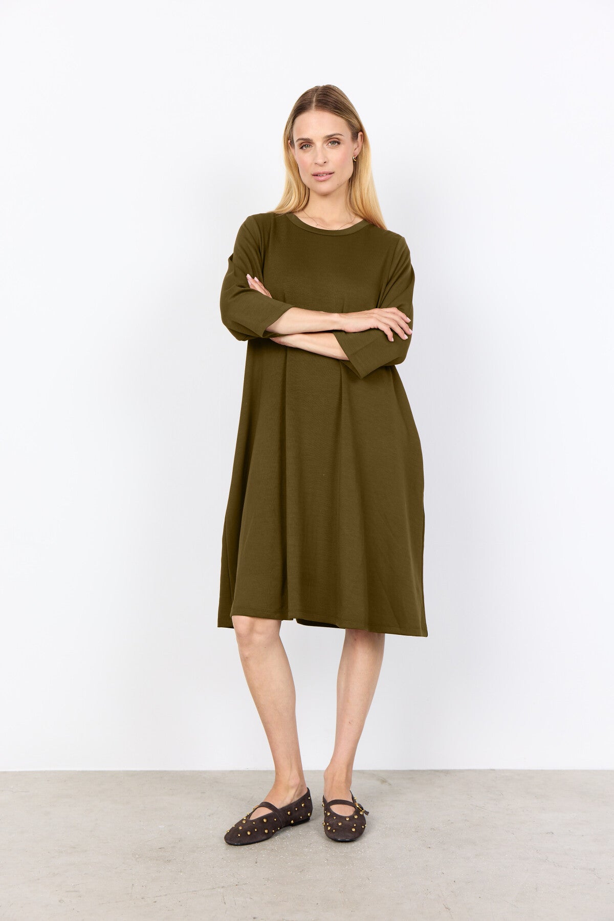 SC-BANU 155 Klänning Mörkgrön