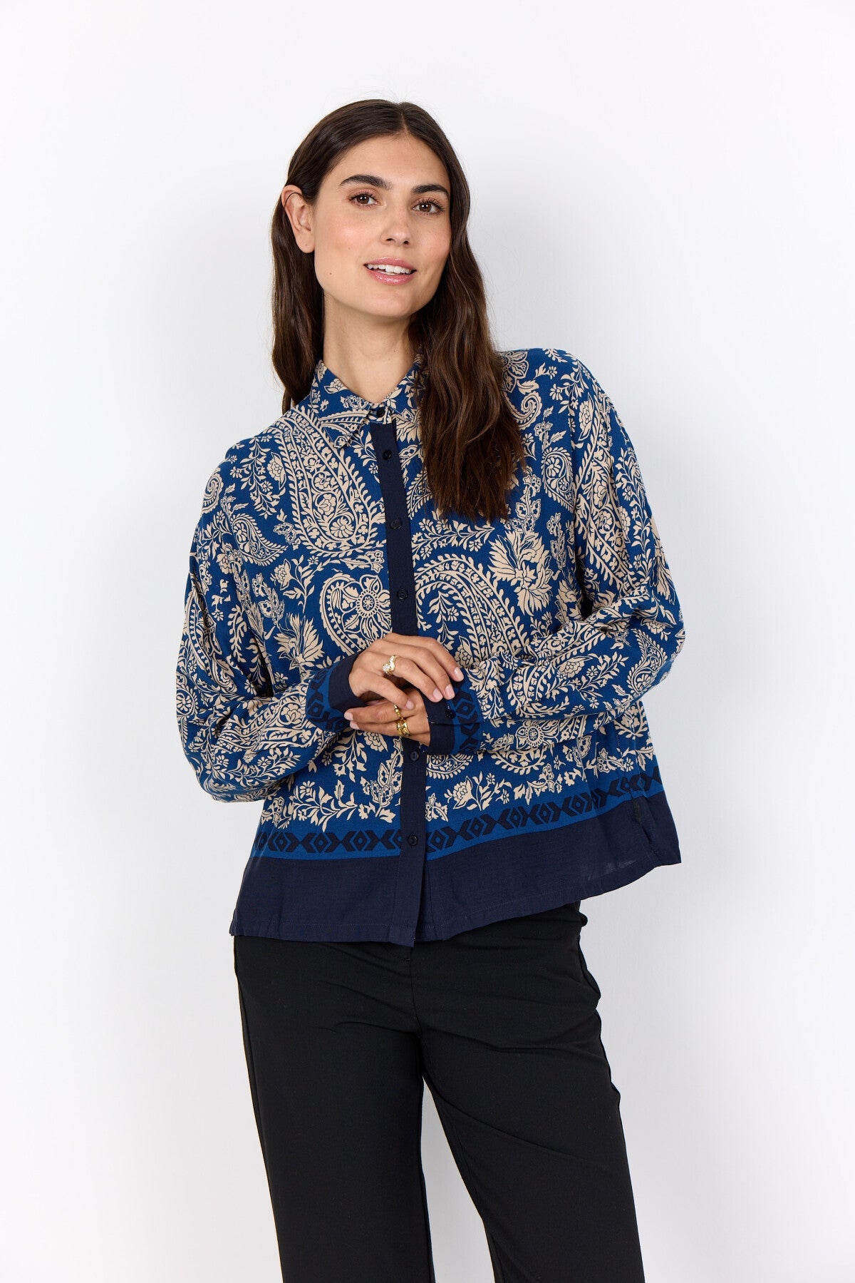 SC-VALGERDA 1 Skjorta mörkblå