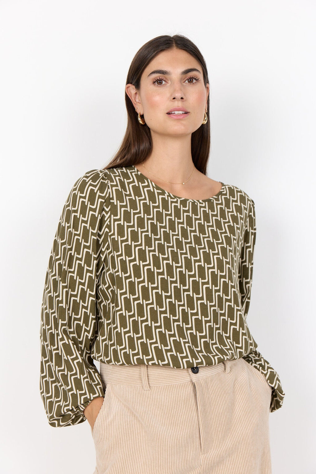 SC-VARLA 1 Blus Mörkgrön