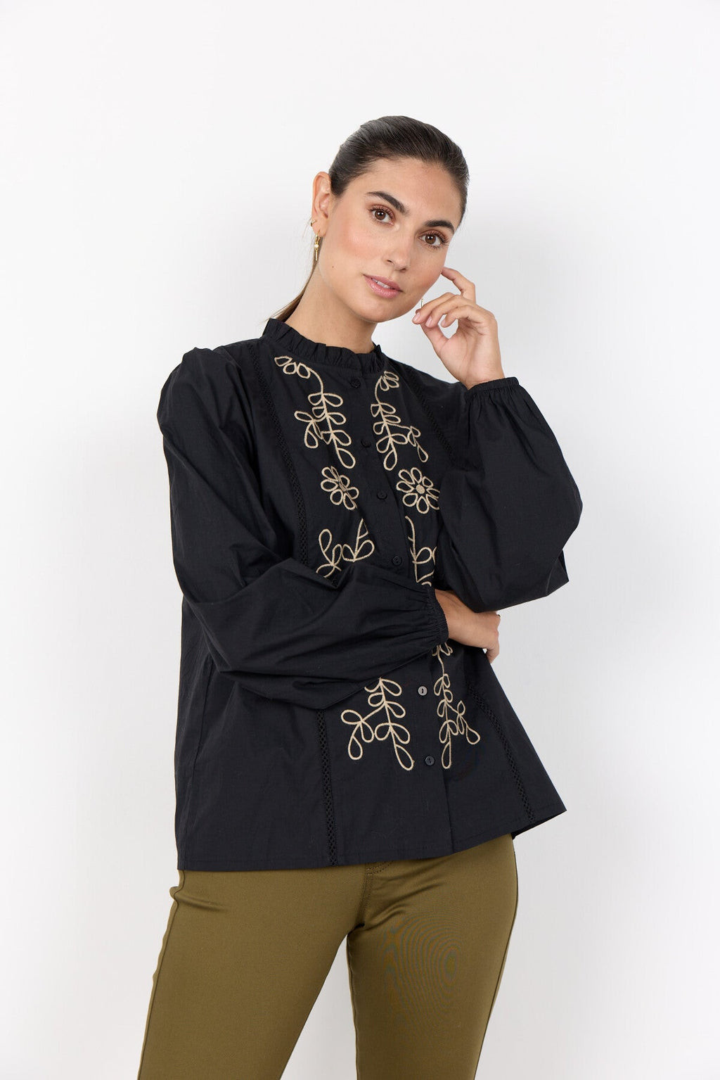 SC-VINCA 1 Skjorta Svart