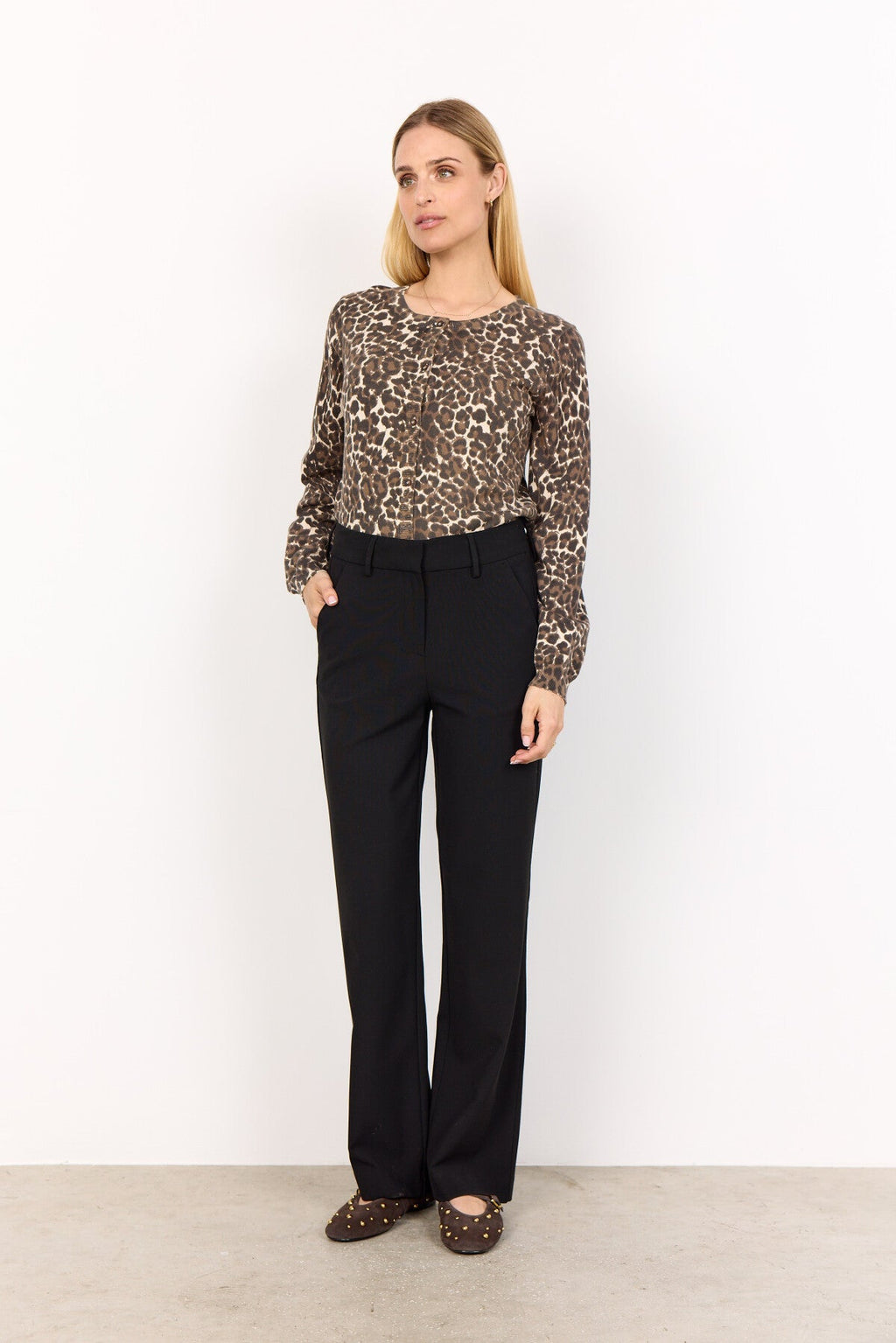 SC-SATI 2 Cardigan Mörkbrun