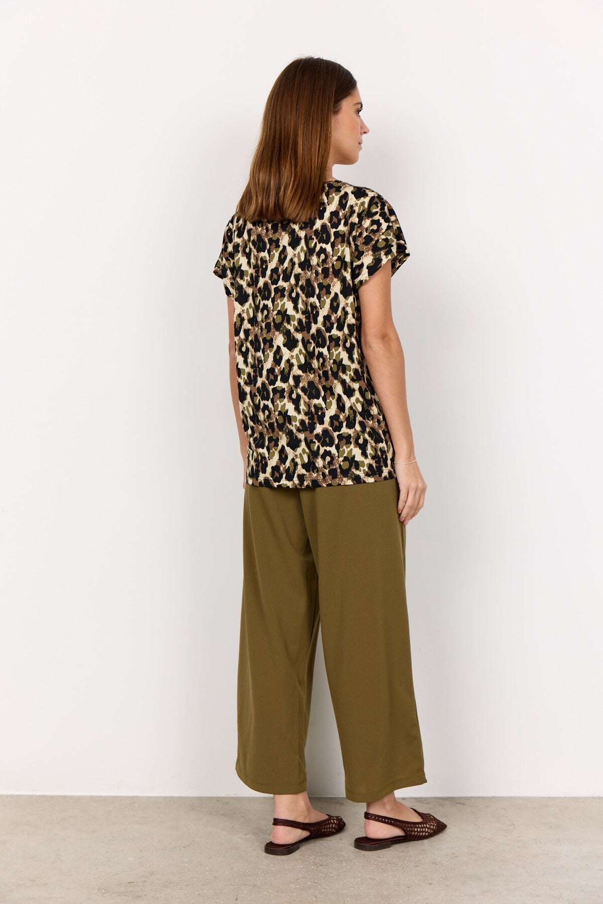 SC-FELICITY AOP 515 T-shirt Oliv