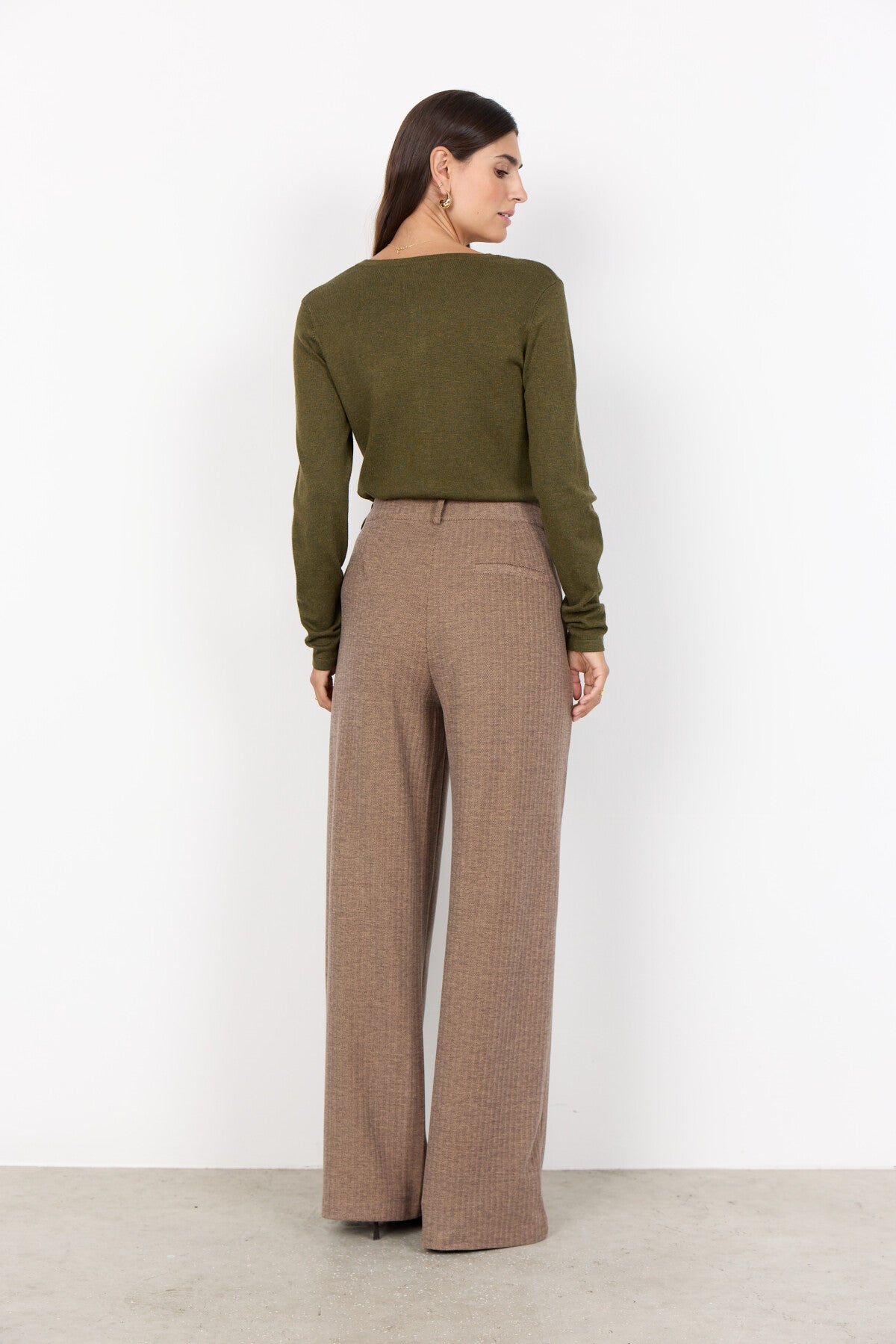 SC-DOLLIE 446 Cardigan Mörkgrön